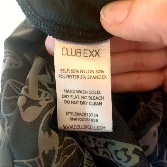 ClubEXX iridescent shroom raver bodysuit - Picture 5 of 6